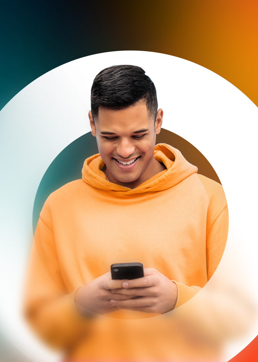 Person using a phone